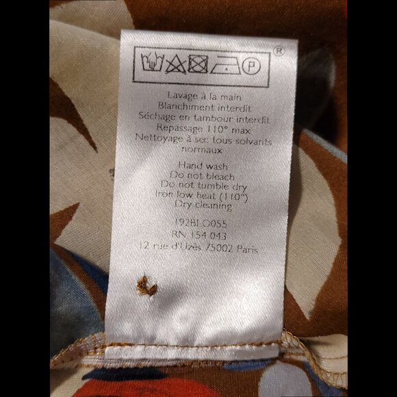 Sezane Pierro Shirt in "Vahine" Flower Print - Picture 8 of 10